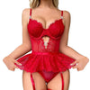 Bra Set Floral Exotic Sheer Lace Sexy Lingerie For Woman Transparent Porno Sexual Clothing Babydoll Teddy Dress Sexiest Nighties