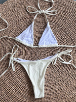 Sexy Brozing Diamond Bikini 2026 Women Luxury White Push Up Bandage Thong Swimsuit Summer Bathing Suit Micro Swimwear Biquini