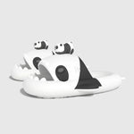4cm Thick Sole Shark Slippers For Women Men Indoor Beach Slides Cute DIY Night Glowing Lantern Couples Summer Street Sandals
