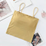 Seamless Bra Summer Tube Tops Women Crop Tops with Removable Pads Sexy Lingerie Invisible Top