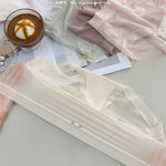 1Pc Women Ice Silk Panties Transparent Mesh Briefs Low Waist Panties Quick Drying Underwear Sexy Lingerie Soft Underpants M-XL