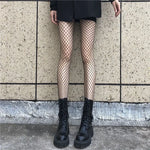 Sexy High Waist Fishnet Tights for Women – Hollow Out Pantyhose, Plus Size XXXL, Black Lingerie Stockings (1PCS/3PCS)