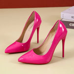 Large Size High Heels Women 2025 Spring and Autumn Stiletto Pointed Toe Fashion Solid Color Shallow Mouth Women's Shoes