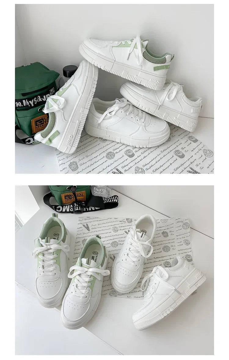 2022 Fashion Spring New Designer Hot Sale White Shoes Female Platform Sneakers Women Tenis Feminino Casual Female Shoes Woman