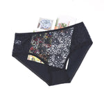 Beauwear Half Transparent Breathable Lace Panties for Women Plus Size Underwear Sexy Lingerie 0XL 1XL 2XL 3XL 4XL 5XL-7121#P