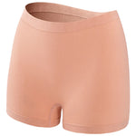 1PC Women Mid-Rise Boyshort Panties Ribbed Seamless Underwear Ladies Stretch Sports Panty Comfort Sexy Lingerie S-5XL Intimates