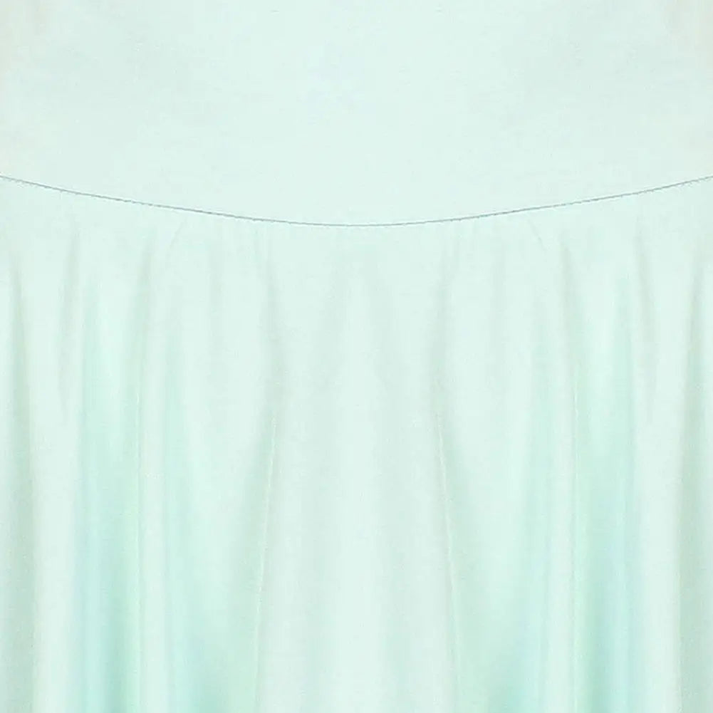 Women Skirt Elastic High Waist A-Line Style Skirt Solid Color Large Hem Skater Skirt Bohemia Style Skirts Women's skirt