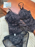 Sexy French Lace Halter Bra for Summer Wireless Crinkle Free Bralette for Small Bust Beautiful Back Lingerie Set S-XL MOYISU BC