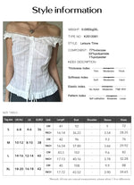 Phantasy Y2K Women Tops White Lace T-Shirt Button Tees Vintage French Style Tops 2025 Spring Summer Tops Female Streetwear