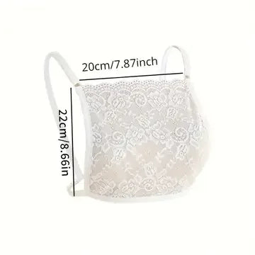 Women’s Lace Chest Cover Cami Insert Adjustable Strap Modesty Panel for Low Cut Tops Dress Layering Underwear
