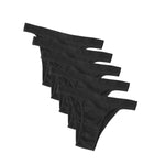 5Pcs/Set Women Seamless Brazilian Panties Solid Color High Leg Cut Briefs Sexy Underwear Female Underpants Comfort Lingerie