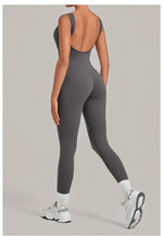 Women's Seamless Yoga Jumpsuits Fitness Sports Hip-lifting Beauty Back Sleeveless One-Piece Training Workout Running Bodysuits