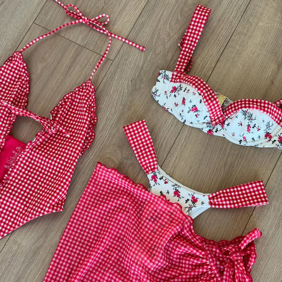 Floral Bikini 2026 New Swimsuit Women Sexy Swimwear Female BandeauBiquini Push Up Bathingsuit Mirco Swimming Suit Beachwear