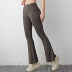 DIAS FIT JOY V-back flared pants yoga hip lifting tight pants wide leg fitness pants Gym exercise running yoga pants
