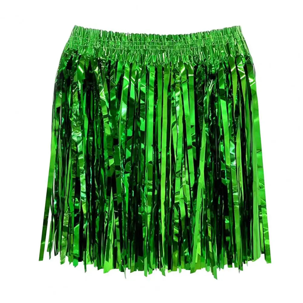 Sequin Cheerleading Team Dress for Adults Kids Rain Skirt Dance Costume Streamer Fringe Half Skirt for Beach Parties