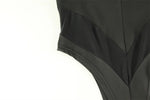 Ahagaga Sexy Mesh Women's Bodysuits See Through Skinny Turtleneck Solid Regular Long Sleeves Slim Fit Streetwear Rompers T Shirt