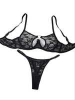 Elegant Design Bra And Panties Set with Unique Heart Buckle Comfortable Fashion Underwear Suitable for All Occasions