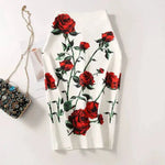 Spring Summer Women Y2K High Waist Midi Pencil Chiffon Skirts Slim Bodycon Vintage Hip Raise Korean Fashion Clothes UOV5