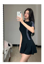 Female One-piece Conservative Student Dress Slimming Ins Sporty Super Fairy Hot Spring Swimsuit