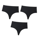 3Pcs/Set G-string Women Thongs High Waist Panties Female Underpants Soft Panty Sexy Lingerie Comfy Seamless Underwear