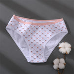 3Pcs/set Women Printing Floral Panties Low-Rise Cotton Briefs Female Comfortable Underwear Female Soft Panties Lingerie M-2XL