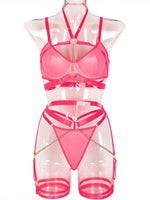 Sexy Halloween Game Costume Women's Rabbit Role-Play PU Leather Suit Underwear Bras Accessories Domestic Stock Available