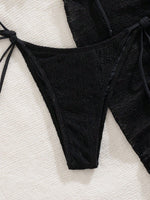 3 Pieces Triangle String Bikini 2026 Women & Tassel Beach Skirt Swimwear Female Sexy Swimsuit Beachwear Bathing Swimming Suit