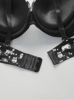 Women's Sexy Cartoon Design With Steel Ring Gathering Push Up Underwear Daily Casual And Comfortable Close Fitting Bra B6052