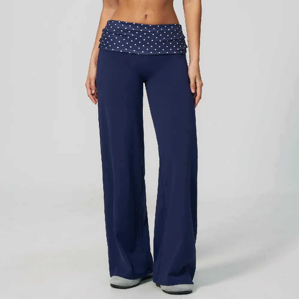 Straight Leg Flared Pants Women's Yoga Bell Bottom Gym Workout Leggings Female Naked Feel Pilates Running Sports Flared Trousers
