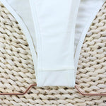 One Piece Swimsuit Sexy Long Sleeve Tropical Print Swimwear Women Bandage Monokini Hollow Out Bathing Suit String Beachwear 2023