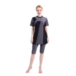 Muslim Swimsuit Burkini with Hijab for Women, Islamic Bathing Suit, Modest Plain Clothing, Swimwear for Muslim Swimming