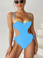 2024 Sexy Black One Piece Swimsuit Cut Out Bandage Trikini Swim Bathing Suit Monokini Push Up Brazilian Swimwear Women Bodysuit