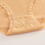 4Pcs/Set Women Cotton Briefs Seamless High Waist Breathable Underwear Female Stretch Comfortable Lingerie New solid color Panty