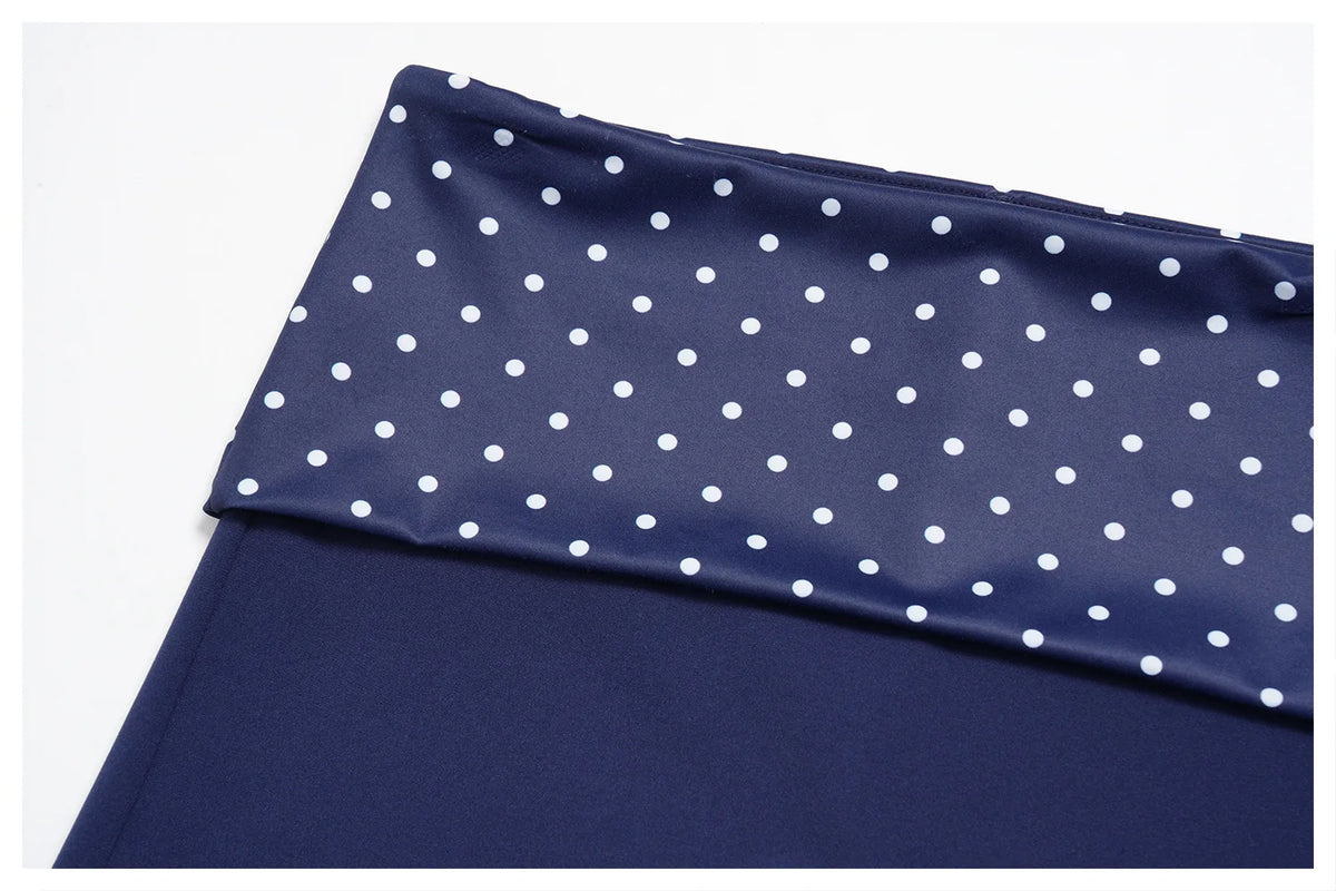 Quick Drying Polka Dot Patchwork Yoga Sets Women Hanging Neck Slim Shockproof Sports Tank Top Gym High Waist Shorts Fitnss Suit