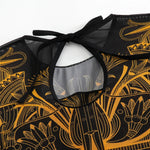 S - XXL 3PCS New Printed Long Sleeve With Pants Sarong Women Swimwear One Piece Swimsuit Female Bather Bathing Suit Swim V7180