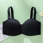 Women's Non-Padded Strapless Bra Invisible Bra Minimizer Support Unlined Strapless Bra Big Size Anti-slip B-CD E F G 32-40 42 48