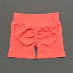 HISTELLO Impact Shorts 4.5" Women Fitness Sports Biker Shorts Low Waist Gym Short Workout Scrunch Butt Yoga Seamless Leggings