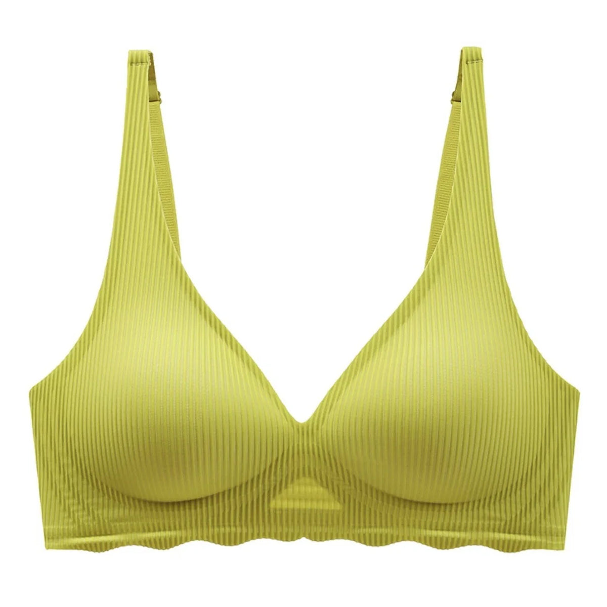 Push-Up Bras For Women Seamless Underwear Non-Wire Bralette Female Sexy Lingerie Deep V-neck Brassiere Solid Color Intimates