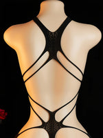 Unoccluded Bra Bodysuit Bold Desire Costume Super-sexy Rope Lingerie Mini Babydoll Lace Open-cup Body Stockings Women Underwear