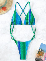 Extreme Mini One Piece Swimsuit Women G String Shiny Swimwear Female Micro Thong Monokini Bather Backless Bathing Suit Swim wear