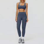Women Yoga Suit Tracksuit Sports Bra High Waist Legging Shorts Outfit Gym Set Fitness Running Workout Clothes Push Up Sportswear