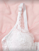 Lace Women's Bra Breast Cover Thin Cup Underwear Underwire Adjustable Push Up Bras Sexy Bralette Lingerie
