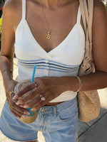 Summer Y2K Hot Girl Camisole V Neck Woolen Vest