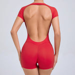 Sporty Jumpsuit Sport Outfit for Woman Sportswear Padding Sports Overalls 2025 Gym Set Women Suit for Fitness Yoga Clothes