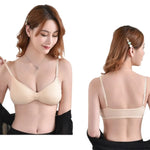 Wire Free Bras For Women Push-Up Bra Sexy Lingerie Padded Bra Top Seamless Underwear Solid Color Brassiere Intimates