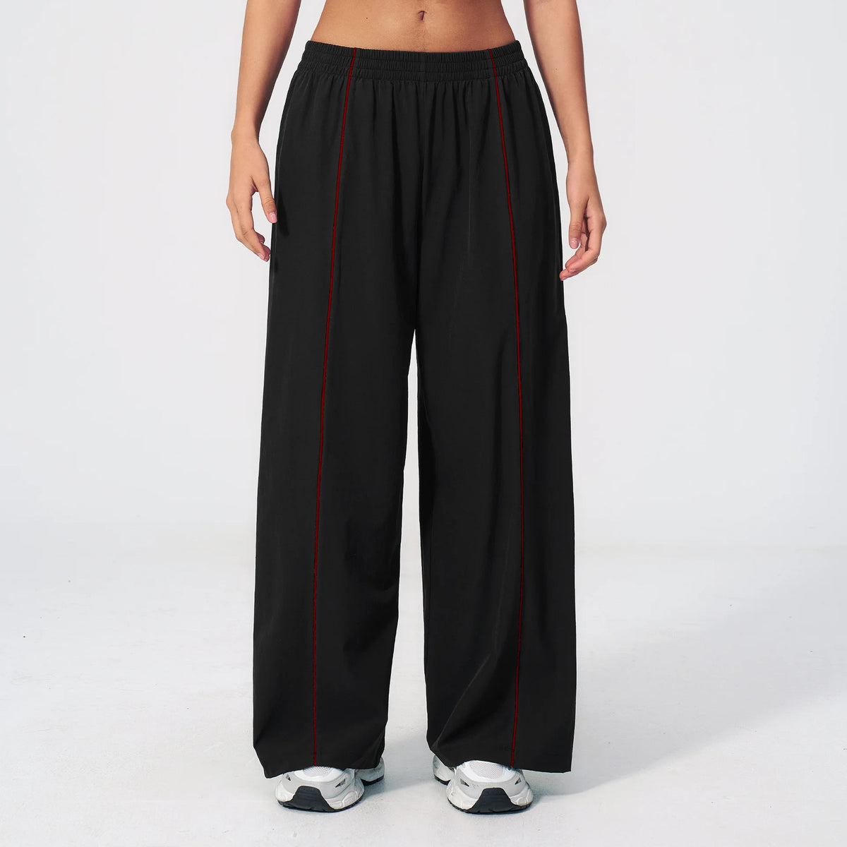 Yoga Pants Women's Sun Protection Pants Contrasting Lines Sports Pants Breathable Uv Resistant Breathable Loose Sports Pants