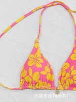 Micro Bikini 2026 Push Up Women Swimsuits Sexy Swimwear Brazilian Bikini Set Biquini Print Swimsuit Summer Brown Beachwear