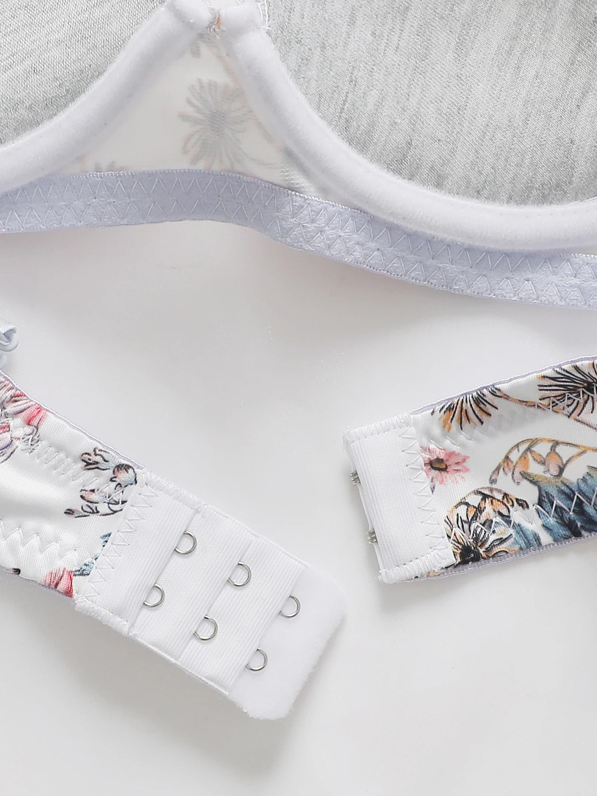 2-Pieces High quality Women's Flower Printed Bra Underwear Set Women's Autumn/Winter New Underwear Underwear Underwear A2173