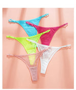 Sexy Girls G String Lace Panties Women Briefs Hollow Out Transparent Thong Thin Underwear Female Low Waist Lingerie Size S-XL