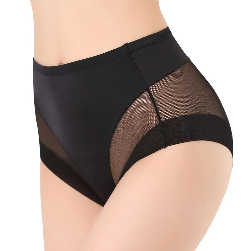 Seamless Panties Women High Rise Panty Tummy Control Briefs Butt Lifter Shapewear Sexy Lingerie Ice Silk Underwear S-3XL